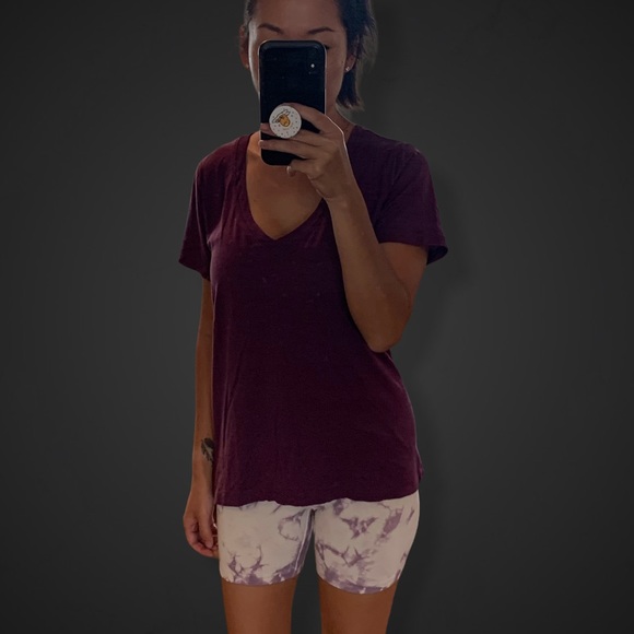 ⭐️ Wāhine Tie Dye Biker Shorts in Poni (purple) - NEW - Picture 2 of 8